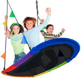 Saucer Surf Swing with Flags